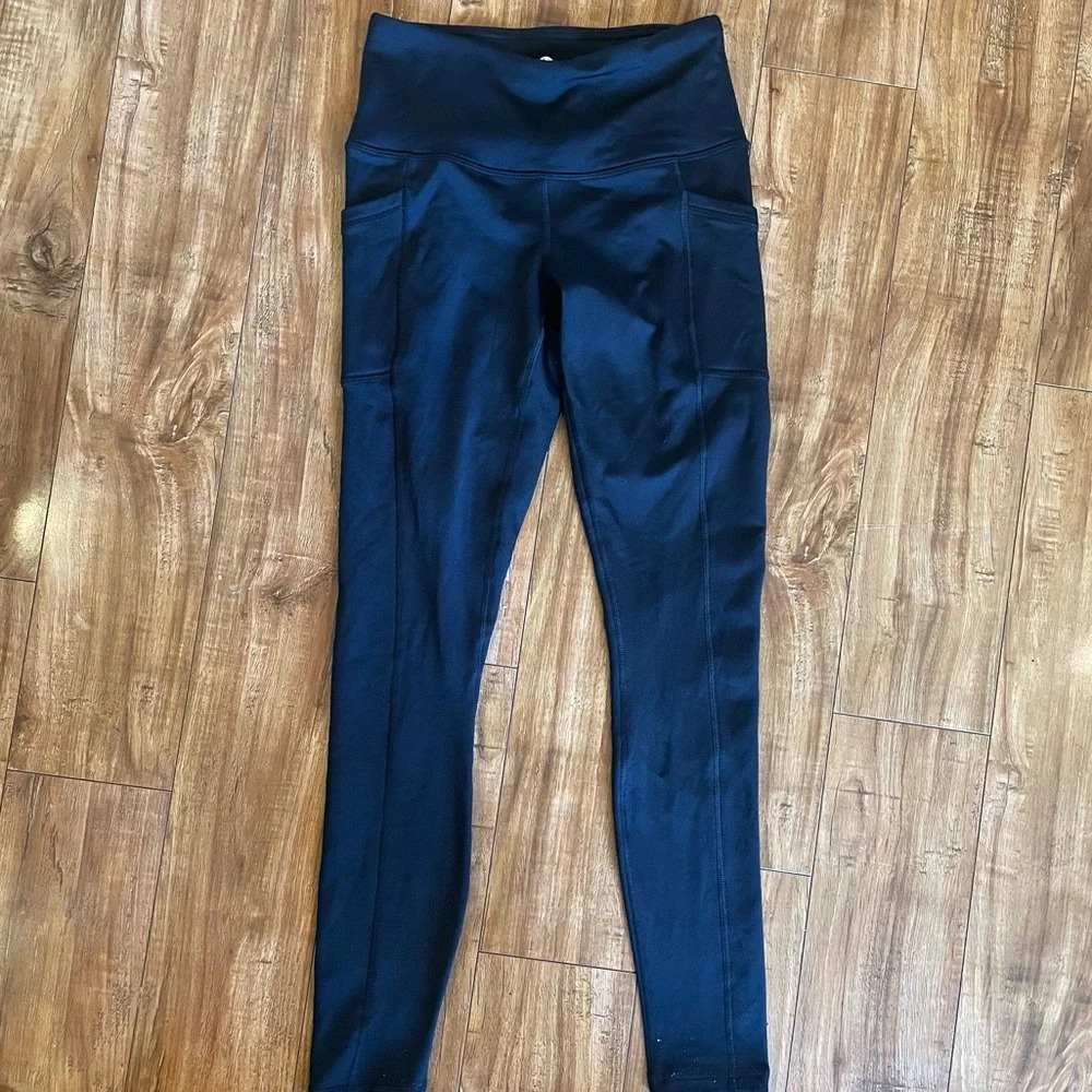 90 DEGREE Women’s Black Legging Pockets Size XS